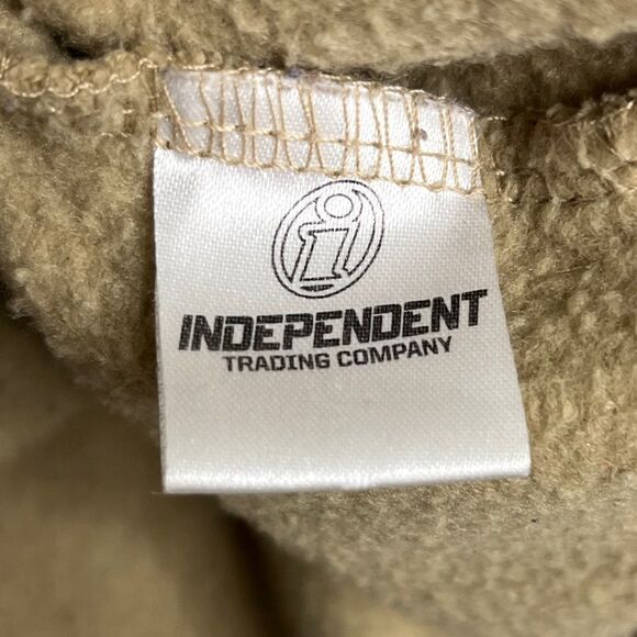 Independent Trading Co. Pullover Hoodie Tan Medium - Picture 4 of 5